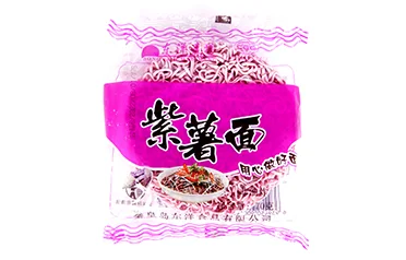 Kuinka kotimaiset pikaruokatuotteet luovat vahvan jalansijan ulkomailla? Qinhuangdao Dongyang Food Co., Ltd., Paistamattomat purppuranpunaiset bataattinuudelit viedään Kaakkois-Aasiaan